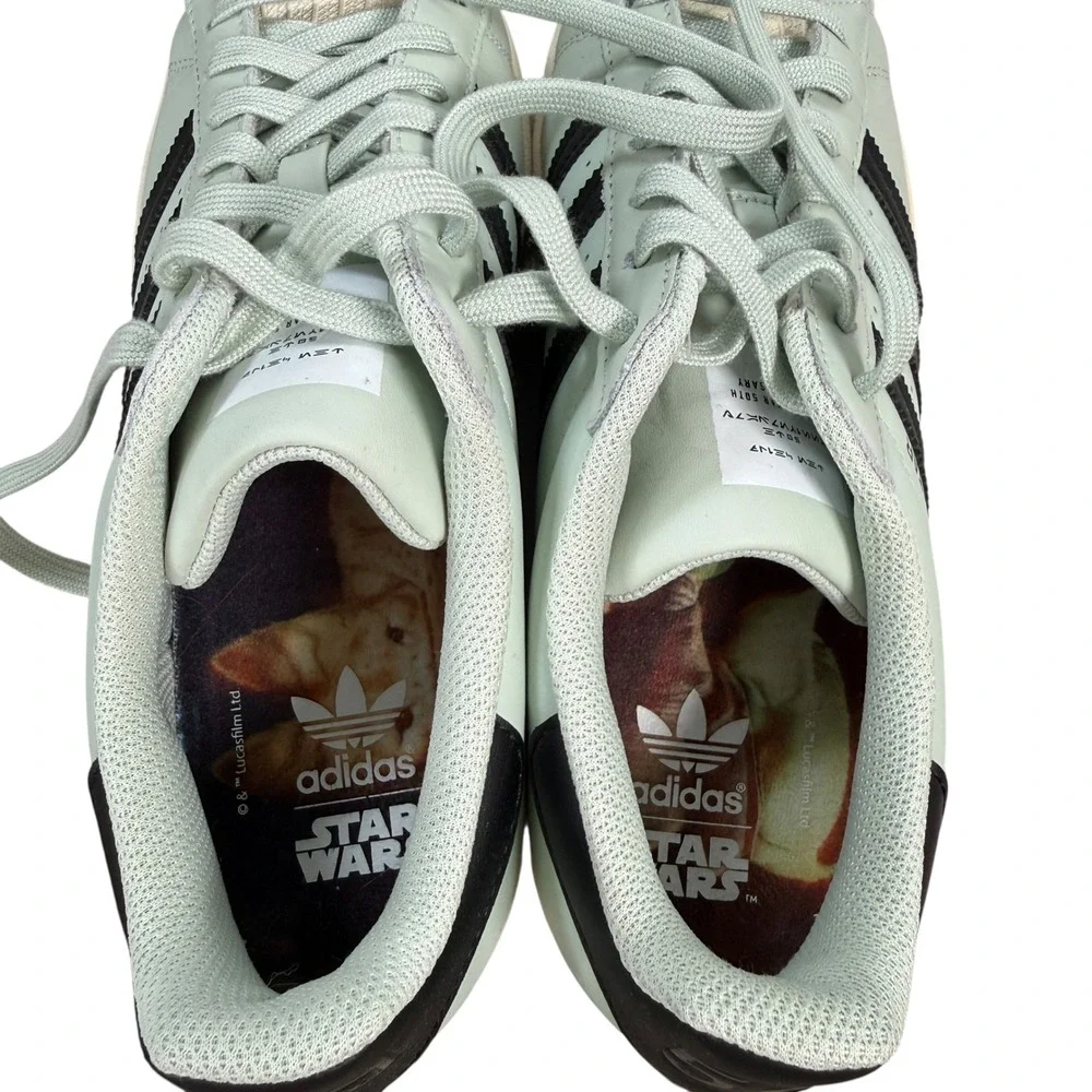 Adidas Superstar Star Wars The Child Grogu Green Mens Size 8 EUR 41.5 Baby Yoda‎